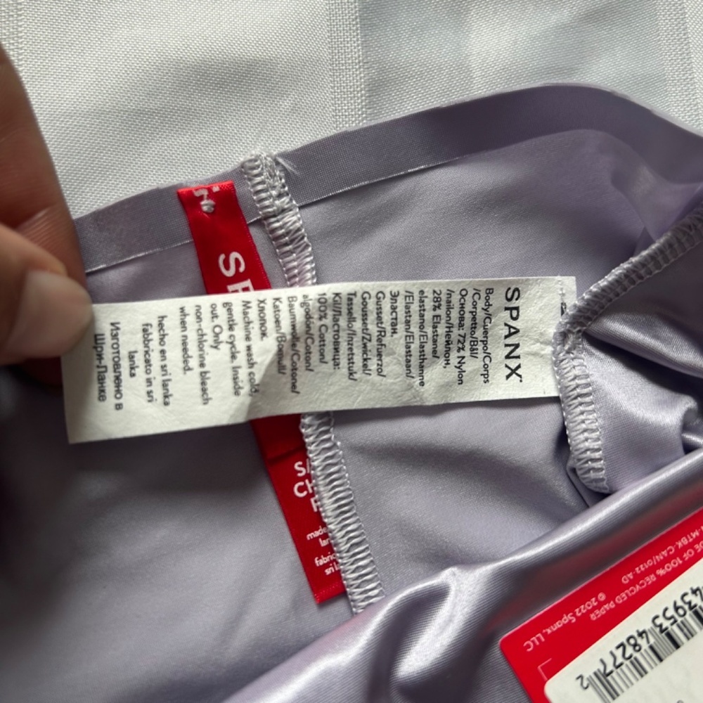 Spanx 2 Small Shapewear Panties New with Tags Purple Seamless & Beige High-Waist - Picture 14 of 17
